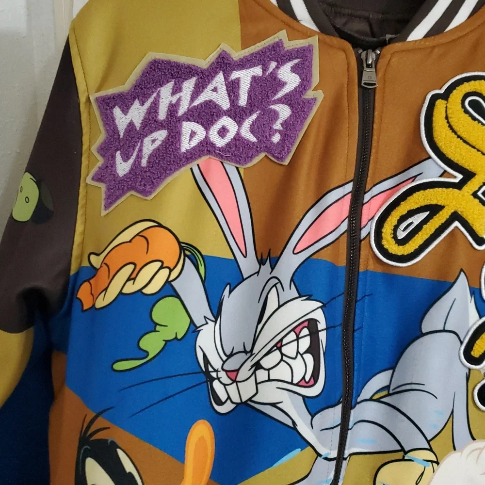 Southpole Looney Toons varsity‎ style bomber jacket size medium brand new